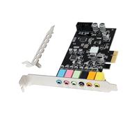 GOOTHDY Tarjeta auditiva Profesional ST117 PCIe CM6212 7.1CH para Sonido Envolvente Visual en Juegos y Sistemas de Cine en casa Tarjeta de Sonido