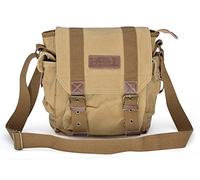 Gootium Messenger Bag, Shoulder Purse Crossbody Satchel, Bolso de Mano Unisex Adulto, Caqui, M