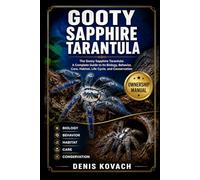 GOOTY SAPPHIRE TARANTULA: The Gooty Sapphire Tarantula: A Complete Guide to Its Biology, Behavior, Care, Habitat, Life Cycle, and Conservation