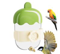 Goowafur Bebedero para Aves De Jaula | Dispensador De Agua para Loros Y Aves Exóticas,Accesorios Antigoteo para Jaulas - Periquitos, Ninfas, Agapornis, Canarios y Loros