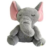 Goowafur Elefante Relajante con Luces Y Sonidos,Elefante De Peluche,Animal de Peluche con Luces y música | Juguetes para Cuna, Peluches Musicales para niños, Peluche Que, característica de ción