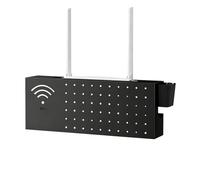 Goowafur Ocultador De De Router Wi-Fi,Organizador Multifuncional De Acero Al Carbono para Pared - Ocultador de de Internet | para Dispositivos Electrónicos Red Sala de Estar TV Escritorio