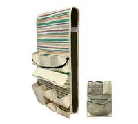 Goowafur Organizador De con 14 Bolsillos - Bolsillo Lateral para Doméstica,Organizador De con Ahorro De Espacio para Dormitorio Hogar Universidad Sala De Estar Lugar De