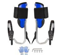 Goowafur Picos para trepar árboles para trabajos en árboles,Equipo para trepar árboles - Garfios de aleación para trepar postes - Zapatos para trepar a árboles de alta resistencia, kit de escalada con