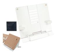 Goowafur Soporte de Metal para macramé, Soporte para proyectos de macramé - Soporte Ajustable para Tablero de macramé Plegable | Proyectos de Bricolaje para Principiantes Soporte para Libros de