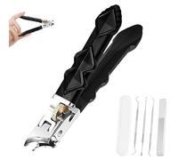 GooWebs OrthoClip, Graddi Orthoclip, Sherum/Vianys/Libiyi/Yifare/Hilipert/Pubyfun/Migilife Orthoclip Stainless Steel Nail Clippers with Wide Jaw for Seniors (Angled)