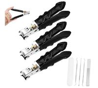 GooWebs OrthoClip, Graddi Orthoclip, Sherum/Vianys/Libiyi/Yifare/Hilipert/Pubyfun/Migilife Orthoclip Stainless Steel Nail Clippers with Wide Jaw for Seniors (3*Flat)