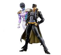 Gooyeh 2 Figuras de acción Star Platinum, Figura de Jojo, Modelo de Escritorio, Adorno Coleccionable, Regalo en Caja, Figuras de Juguete 17 cm + 25 cm