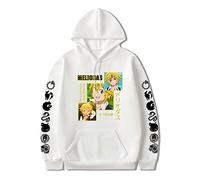 Gooyeh Anime Meliodas Sudadera con Capucha de Carácter The Seven Deadly Sins: Ira de los Dioses 3D Impresión Digital Casual Traje Divertido para Adultos, tipo 10, S