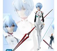Gooyeh Ayanami Rei Figura de Ayanami Rei llevando una pistola de Anime, estatuilla de PVC, modelo coleccionable, regalo de cumpleaños, 23 cm