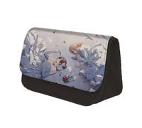 Gooyeh Estuche de lápices de anime Violet Evergarden para adolescentes y niños, 2 compartimentos, estudiantes, anime, para niños y oficina, Tipo 10., 22x7.5x13cm, Bolsa de papel
