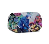 Gooyeh Estuche para lápices de anime Sakurayashiki Kaoru/Kyan Reki, estuche con doble cremallera, gran capacidad, bolsa de papelería para estudiantes, bolsa de anime, suministros de oficina, tipo 9,
