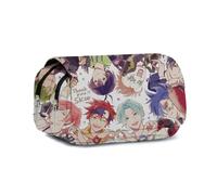 Gooyeh Estuche para lápices de anime Sakurayashiki Kaoru/Kyan Reki, estuche con doble cremallera, gran capacidad, bolsa de papelería para estudiantes, bolsa de anime, suministros de oficina, tipo7,