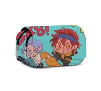 Gooyeh Estuche para lápices de anime Sakurayashiki Kaoru/Kyan Reki, estuche con doble cremallera, gran capacidad, bolsa de papelería para estudiantes, bolsa de anime, suministros de oficina, tipo 8,