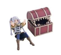 Gooyeh Figura de congelación Anime Frieren Beyond Journey's End Figura de acción Escultura Coche Decoración de Mesa Coleccionable Decoración de Escritorio 10 cm