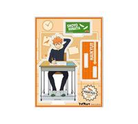Gooyeh Figuras acrílicas de anime Haikyuu Figura de acrílico Kuroo Tetsurou Figura Acrylic Station Card 2 capas acrílico de pie signo acrílico decoración de mesa coleccionables 15 cm/5,9 pulgadas