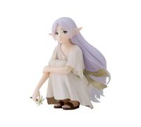 Gooyeh Frieren - Figura de acción de anime, postura en cuclillas, estilo de pelo largo, figura de Frieren, modelo de PVC, colección de decoración de escritorio, regalo para los fanáticos, 10 cm