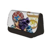 Gooyeh JJBA - Estuche para lápices con impresión 3D, 2 compartimentos, para estudiantes y estudiantes, anime, para niños y oficina, artículos de papelería para estudiantes para el comienzo del curso