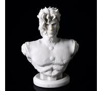 Gooyeh Kakyoin Noriaki Figura JoJo Anime Busto DIY Figura Pintada Casera Estatua de Resina Adornos Modelo Decoraciones para el Hogar 9,5 x 7,5 x 13 cm