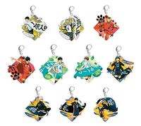Gooyeh Llavero Haikyuu, 10 Uds. de llaveros de acrílico con personajes de anime, mochila de muñeca linda, llavero colgante para