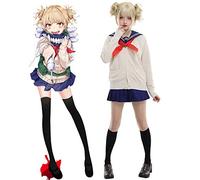 Gooyeh Midoriya Izuku/Todoroki Shouto/Toga Himiko/Midoriya Izuku/Dabi Anime Cosplay Disfraz M Niños y Niñas Cosplay Disfraz M Halloween Fiesta Cosplay Disfraz M Set con PerüCke