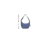 GoPaw Bolsa Media Luna de Nylon para Mujer, Bolso Dumpling para Mujer Media Luna Crossbody Bolsa con correa ajustable Bolsa Dumpling para Uso Diario (Azul)