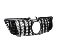 GOPC Parrilla delantera del coche, Compatible para Mercedes -Benz ML Class W164 ML320 ML350 ML550 2005-2008, parrilla delantera Frills,1-Black