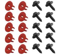 GOPEO 20x Tornillos Clips Cubierta Bandeja Debajo del Motor Compatible con Volvo V50 C30 Compatible con Jaguar Compatible con Focus II 04-11 C-MAX 03-10 Compatible con Mondeo Mk3 00-07