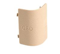 GOPEO Cubierta Protectora Delantera del Enchufe OBD del Coche Panel De Patada Tapa De Ajuste Carcasa De La Carcasa Diagnóstico Compatible con BMW F25 F26 X3 X4 Accesorios 2011-2016 (Color : Beige)