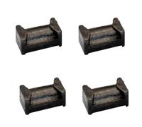 GOPEO Kit De Reparación De Limitador De Correa De Retención De Puerta Delantera Y Trasera De Coche, 4 Uds., Tapón Compatible con Suzuki Equator D40 2008 2009 2010 2011 2012