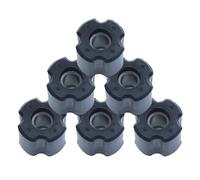 GOPEO Piezas De Eje De Desbrozadora, Casquillo De Cojinete De Aceite De 8MM For Cortadora De Césped, Tubo De 23,5mm, Reemplazo Interior De Tubo De Aluminio, 6 Uds.