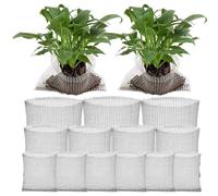 Gopher Baskets - 15pcs Stainless Steel Mesh Root Guard Protectors for Garden Plants, Prevents Damage with Breathable Design, Wire Baskets for Tree Seedlings Vegetables Flowers, Outdoor and