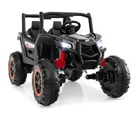 GOPLUS Coche Eléctrico para Niños 24V, Coche de Batería UTV con 4 Motores 100W, Control Remoto, Arranque Suave, Suspensión con Muelles, Carro Eléctrico Infantil de 2 Plazas para Niños de 3+ Años