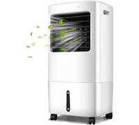 GOPLUS Enfriador de Aire por Evaporación, Ventilador de Enfriamiento de Aire Portátil 3 en 1 con Humidificador, 3 Modos, 4 Velocidades, Temporizador 7,5 horas, Tanque de Agua 20L, Oscilación de 40°
