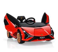 GOPLUS Lamborghini Coche Eléctrico 12V (Rojo)