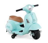 GOPLUS Moto Eléctrica para Niños Vespa, Mini Motocicleta 6V para Bebés con Ruedas de Entrenamiento, Faros, Bocina, Interior y Exterior, 18-36 Meses (Verde)