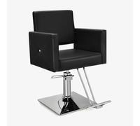 GOPLUS Silla de Salón para Estilistas, Silla de Barbero Multiusos con Bomba Hidráulica, Giro de 360°, Equipamiento para SPA de Belleza para Mujeres y Hombres, Capacidad de Peso hasta 150 kg, Negra