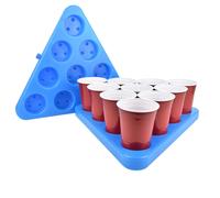 GoPong N-Ice Rack Freezable Beer Pong Rack Set Includes 2-Racks 3-Balls and Rules