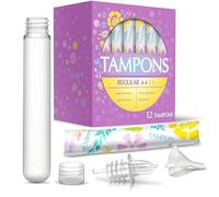 GoPong Paquete de 12 frascos de tampón (532 ml en total) - Petacas de viaje con alcohol oculto para mujeres - Contenedores secretos de licor para discotecas, festivales, cruceros y eventos deportivos