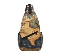 gopoo Old Texas Map - Mochila delgada para hombres y mujeres, ligera, de viaje, casual, para llevar al hombro