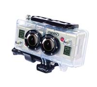 GoPro 3D Hero System - Accesorio para cámaras HERO2 (Carcasa 3D, Resistente al Agua, Permite Grabar vídeo y Foto en 3D y 2D simultáneamente) Color Transparente
