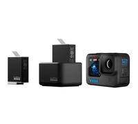GoPro Cargador de batería dual + 2 baterías Enduro (HERO11 Black/HERO10 Black/HERO9 Black) - Accesorio oficial de GoPro