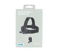 GoPro Headstrap + QuickClip - Pack de Accesorios para Cámara GoPro Hero, Color Negro