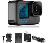 GoPro HERO11 Black - Pack de comercio electrónico - Cámara impermeable con vídeo Ultra HD 5.3K60, fotos de 27 MP, sensor de imagen de 1/1.9", transmisión en vivo, webcam, estabilización
