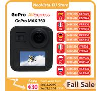 GoPro MAX 360 ° Cámara de movimiento panorámica Anti Shake buceo 5.6K30 HD Video VLog Cámara Go Pro MAX 360 Cámara original GoPro Max