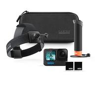 GoPro Paquete de Accesorios HERO12: Incluye cámara Negra HERO12, Mango (empuñadura Flotante), Correa para la Cabeza 2.0, batería Recargable Enduro (2 en Total) y Estuche de Transporte