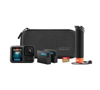 GoPro Paquete de Accesorios HERO13 Black: Incluye el Controlador (empuñadura Flotante), 2 baterías Enduro, 2 Soportes Adhesivos curvos, Tarjeta microSD SanDisk de 64 GB, Estuche de Transporte y más