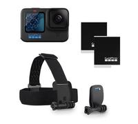 GoPro Paquete HERO11 Negro: Incluye cámara HERO11 Negro, Correa para la Cabeza + QuickClip y batería Enduro (2 en Total)