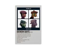 Gor-illaz Demon Days 2005 Póster de Álbum para Habitación, Arte Estético en Lienzo de Pared Decoración de Dormitorio Póster 30 x 45 cm (30 x 45 cm)