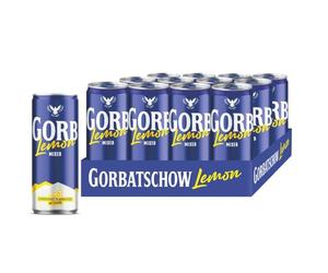 Gorbatschow Mixed Mixed Lemon Vodka, pack 12 latas x 33 cl, total 3.96 l
